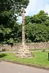 Crowcombe village cross 170 m north west of Holy Ghost Church
