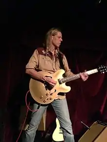 Danny Click onstage at Rancho Nicasio, Marin County, California, November 2012