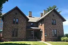 Demarest House, looking north