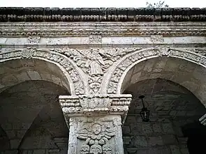 Detail of the arches of the cloister