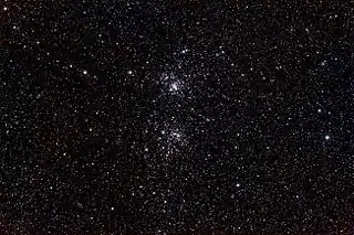 Caldwell 14 - The Double Cluster taken by /u/ItFrightensMe