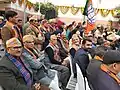 Dr Nirmal Singh, Shamsheer Singh Manhas, Kavinder Gupta and other senior leaders of J&K BJP at the New Delhi BJP HQ for celebrations of the Election of Shri J P Nadda as National President of BJP on 20 Jan 2020.
