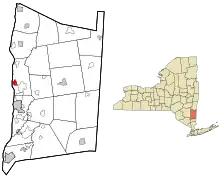 Location of Hyde Park, New York