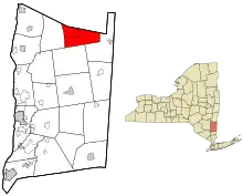 Location of Pine Plains, New York