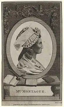 Elizabeth Montagu by Wilson Lowry (1762–1824) engraving published London, April 1787.