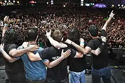 Empty Yard Experiment, opening for Metallica at the Abu Dhabi Du Arena, Yas Island, United Arab Emirates(19 April 2013)