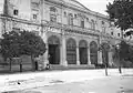 Main entrance of the Palace of Cortes in the early 20th century
