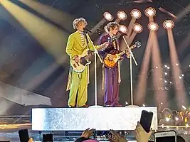 TuralTuranX performing in the Eurovision Song Contest 2023