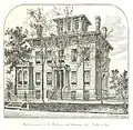 A.C McGraw residence built in 1852 and demolished in 1940s.