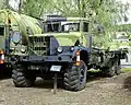 KrAZ-255 platform for PMP pontoon-bridge, Finland