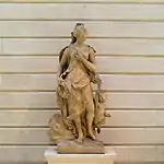 Fire; by Jean-Pierre Defrance; c.1750-1760; limestone; height: 223&nbsp;cm; Metropolitan Museum of Art (New York City)