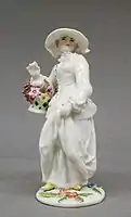 "Spring" from a set of the Four Seasons, 1753–1755, 5+1⁄4 inches (13&nbsp;cm) high