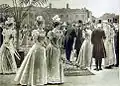 Garden party held at the Viceregal Lodge for the visit of the Duke and Duchess of York, Dublin 1897.