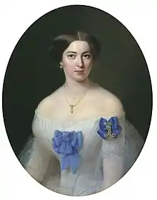 Freilina with the Empress` initials on her shoulder