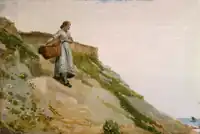 Girl Carrying a Basket, 1882