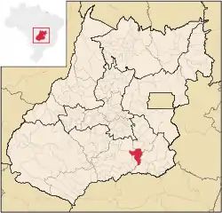 Location in Goiás state