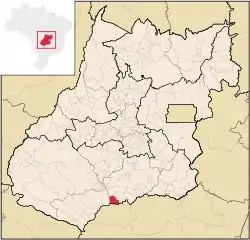 Location in Goiás state