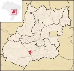 Location in Goiás state