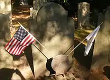 Grave marker for governor William Greene