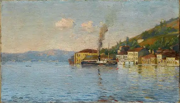 Çengelköy Ferry Quay on the Bosphorus (1890)