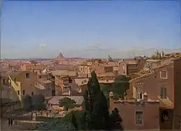 View of Rome from the Artist's Dwelling(1858)