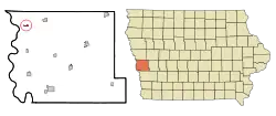 Location of Little Sioux, Iowa