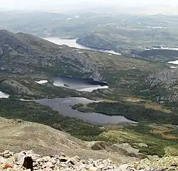 View of the Hjartdal wilderness