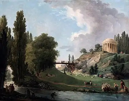 Temple of Filial Piety by Hubert Robert