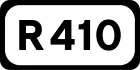 R410 road shield}}