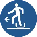 M050 — exit sled-toboggan to the left