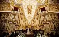 Wedding ceremony inside the church