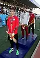 Men 400m hurdles Medal Ceremony