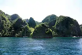 Coron Island rock formations