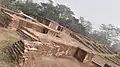 Jagaddala Mahavihara is the only Buddhist vihara identified & excavated in Bangladesh which has a rooftop of around 60&nbsp;cm thickness.