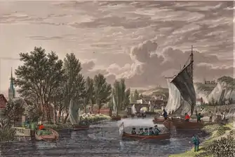 View near the Foundry Bridge (1828)