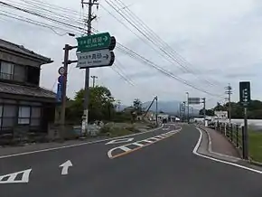 Japan National Route 251 near Hara castle ruins.JPG