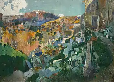 The Jewel (circa 1910). 125.5 × 168.5&nbsp;cm. Museu Nacional d'Art de Catalunya.
