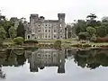 Castle reflected in the lake