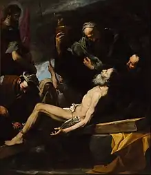 Martyrdom of Saint Andrew, 1628. 209 x 183&nbsp;cm., Museum of Fine Arts (Budapest)