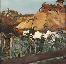 Landscape: Cottage; 1900s, oil on canvas, 76 × 74&nbsp;cm, National Museum, Warsaw.