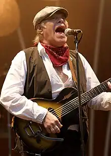 Kim Larsen at the Nibe Festival&nbsp;[da] in July 2009.