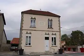 Town hall and school