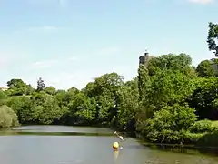 Mère river, with the Tour Mélusine in the background