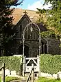 Lantern gate at Boughton Malherbe church