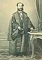 Pisani in 1850, upon graduation (photo Leandro Preziosi)