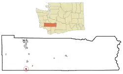 Location of Vader, Washington