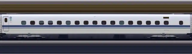 Line scan photo of Shinkansen N700A Series Set G13 in 2017, car 10