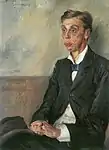 Count Eduard von Keyserling (1900), oil on canvas, 79.5 × 75.5&nbsp;cm., Städtische Galerie Lenbachhaus, Munich