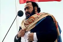 Image 31Luciano Pavarotti, considered one of the finest tenors of the 20th century and the "King of the High Cs" (from Culture of Italy)