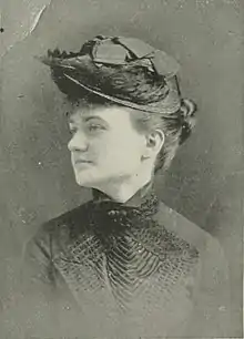 Photograph of author Martha Strudwick Young, ca. 1897.